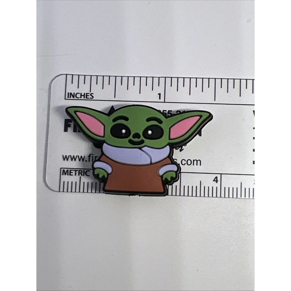 Baby Yoda / Grogu Silicone Focal Beads Star Wars Mandalorian Set of 5